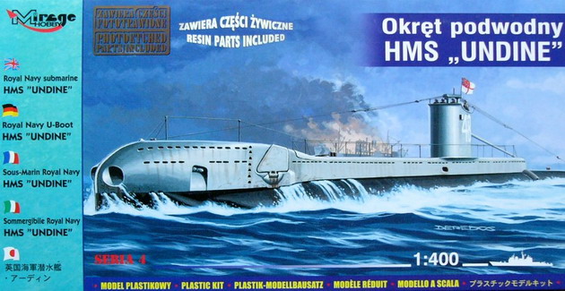 Submarine HMS UNDINE 1/400 Mirage