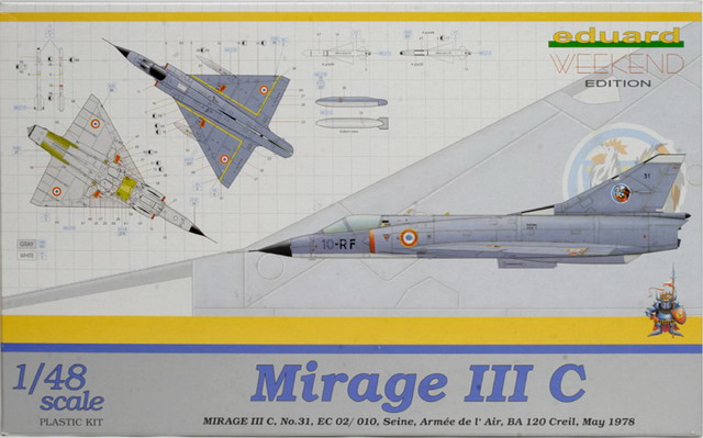 Mirage IIIC 10-RF Weekend Edition 1/48 Eduard