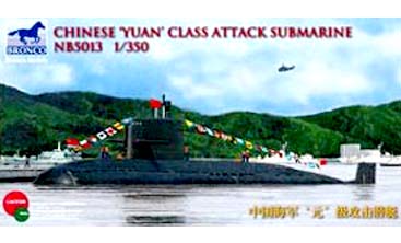 Chinese \'Yuan\' class attack Submarine 1/350 Bronco Model