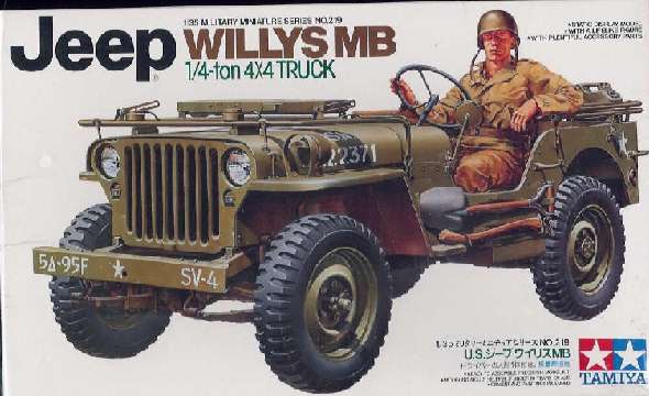 Jeep Willys MB.1/4 Ton Truck 1/35 Tamiya