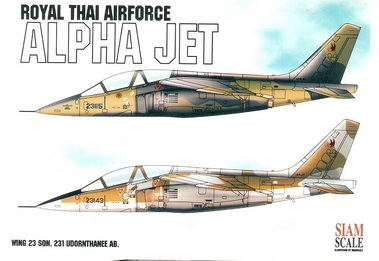 Alpha Jet Royal Thai Air Force 1/48 Decal