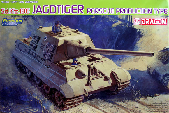 Sd.Kfz.186 Jagdtiger Porsche Production Type(Premium Edition) 1/35 Dragon