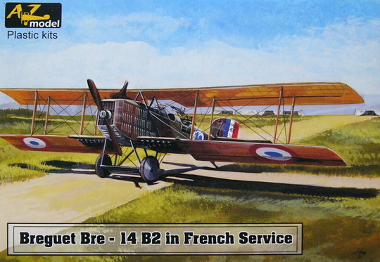 Breguet Bre-14B2 French service 1/72 AZ Model