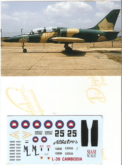 L-39 Cambodia 1/72 Decal 1