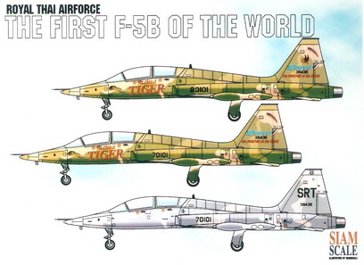 F-5B 30th Anniversary (First F-5B of the World) RTAF 1/72 Decal