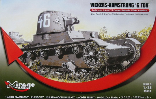 VICKERS-ARMSTRONG 6-ton Mk F/B Light 1/35 Mirage
