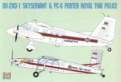 PC-6 Porter / Do-28 Skyservant Royal Thai Police 1/72 Decal
