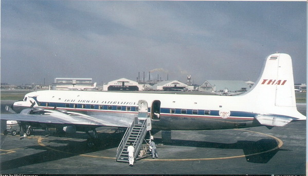Douglas DC-6B Thai Airways International 1/144 Decal.