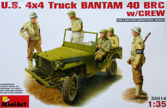 US 4x4 Truck Bantam 40 BRC w/crew 1/35 Miniart