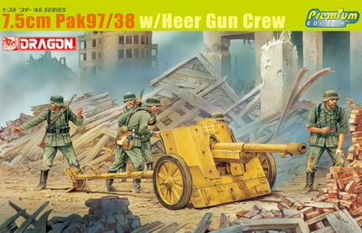 7.5cm PaK 97/38 w/Heer Gun Crew (Premium Edition) 1/35 Dragon