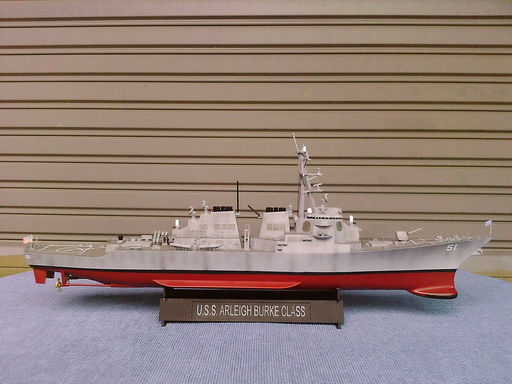 USS Arleigh Burke Class 1/350 finished by Modelivery
