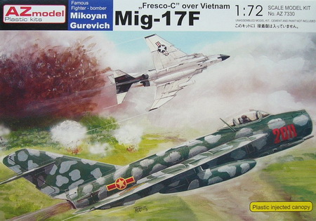 MiG-17F \'Over Vietnam\' 1/72 AZ Model