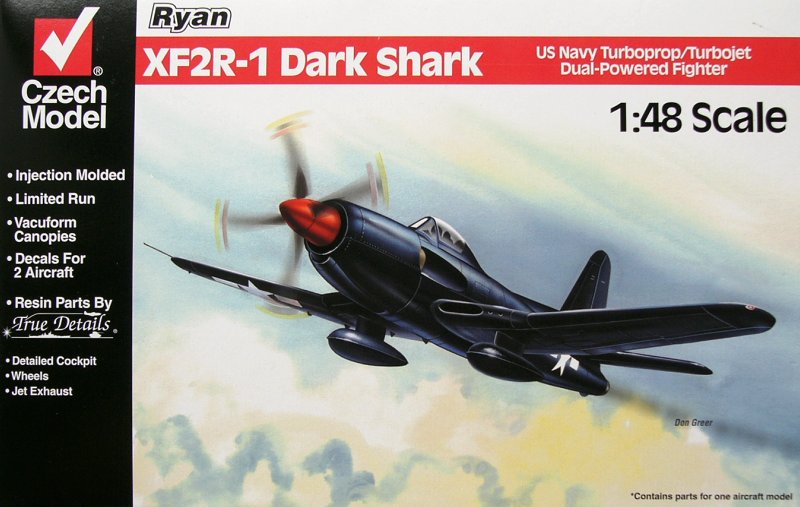 Ryan XF2R-1 Dark Shark 1/48 CZECH Model