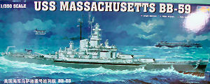 USS Massachusetts BB 59 Trumpeter 1/350