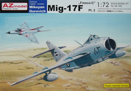 MiG-17F Pt.2 (Egypt, Syria, Israel, Algeria) 1/72 AZ Model