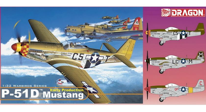 P-51D MUSTANG EARLY PRODUCTION 1/35 Dragon
