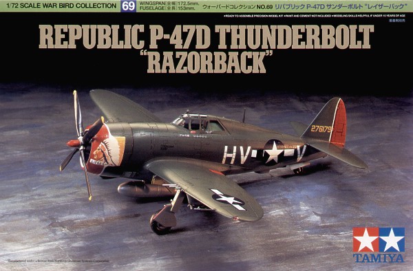 P-47D Thunderbolt \quot;Razorback\quot; 1/72 Tamiya