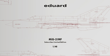 MiG-21MF Subcriber Limited Edition 1/48 Eduard