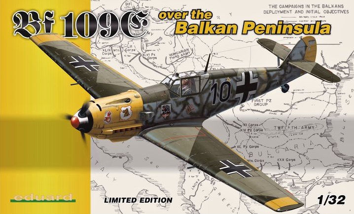 Bf109E over the BALKAN PENINSULA (Limit.Ed.)1/32 Eduard
