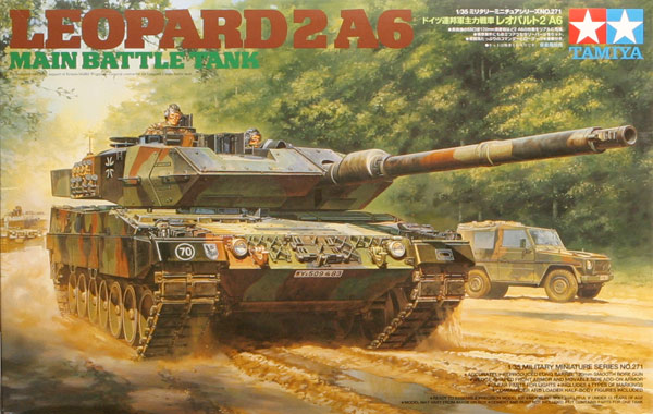 Leopard 2 A6 Main Battle Tank 1/35 Tamiya