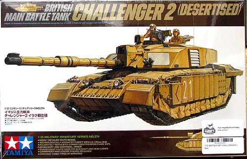 Bristish Challenger 2 (Desertised) 1/35 Tamiya