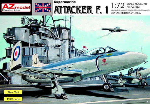 Supermarine Attacker F.Mk.I 1/72 AZ Model