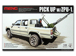 Pick Up truck w/ZPU-1 1/35 Meng Model