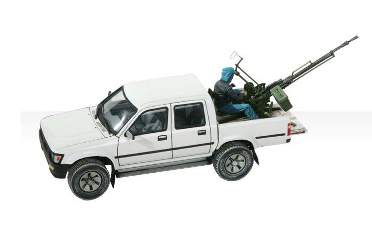 Pick Up truck w/ZPU-1 1/35 Meng Model 1