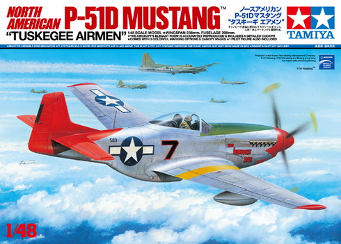 North American P-51D Mustang Tuskegee Airmen 1/48 Tamiya