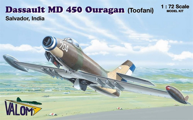 MD 450 Ouragan /Toofani/ (Salvador, India) 1/72 Valom