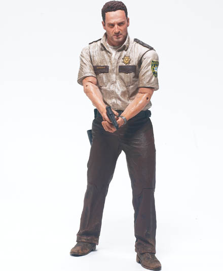 The Walking Dead - Deputy Rick Grimes 5quot; Figure === MCFARLANE