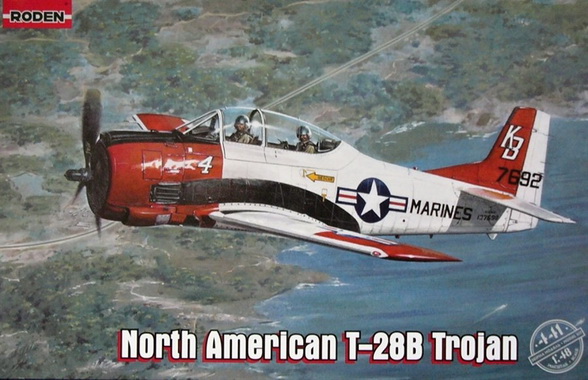 North American T-28B Trojan 1/48 Roden
