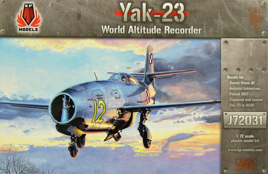 Yak-23 World Altitude Recorder 1/72 KP Models