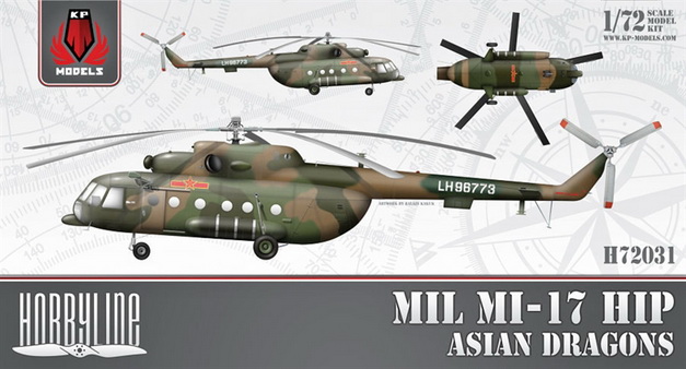 Mil Mi-17 Hip Asian Dragons 1/72 KP Models