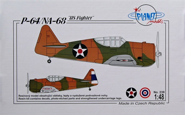 P-64/NA-68 \'US Fighter\' 1/48 Resin kit of Planet Models nbsp; nbsp;