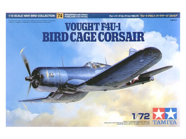 Vought F4U-1 Bird Cage Corsair 1/72 Tamiya