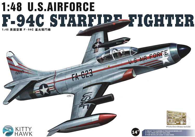 U.S. F-94C Starfire Fighter 1/48 Kitty Hawker