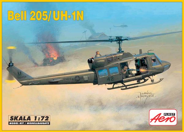 BELL 205 (HUEY) / UH 1 N \'SPECIAL OPERATIONS\' 1/72 AEROPLAST