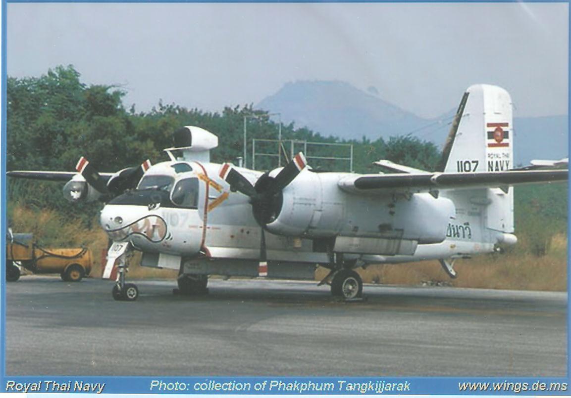 S-2F Tracker Royal Thai Navy 1/72 Decal