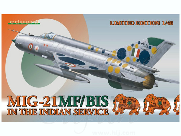 MiG-21MF/BIS In the Indian service (Limit.Ed) 1/48 Eduard