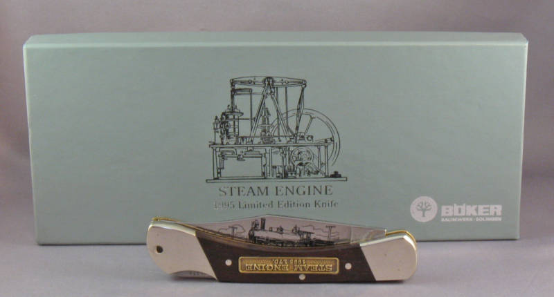 มีดพับเกรดสะสม Boker 230th Anniversary of the Steam Engine 1