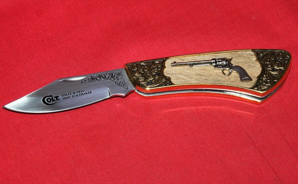 มีดพับสะสม Colt Firearms Franklin Mint Single Action Army Pocket Knife