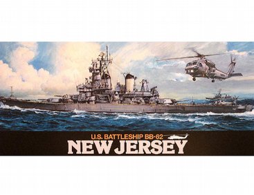 USS New Jersey BB62 with Detail Parts  1/350 Tamiya