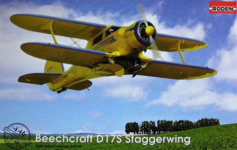 Beechcraft D17S Staggerwing 1/48 Roden