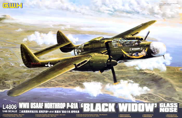 Northrop P-61A Black Widow (Glass nose) 1/48 Great Wall Hobby