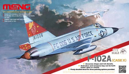 F-102A (Case X) 1/72 Meng Model