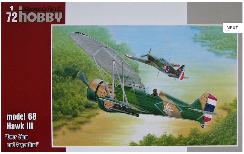 Model 68 Hawk III Over Siam and Argentina 1/72 Special Hobby