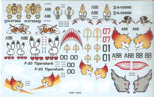 Area 88 1/72 Decal