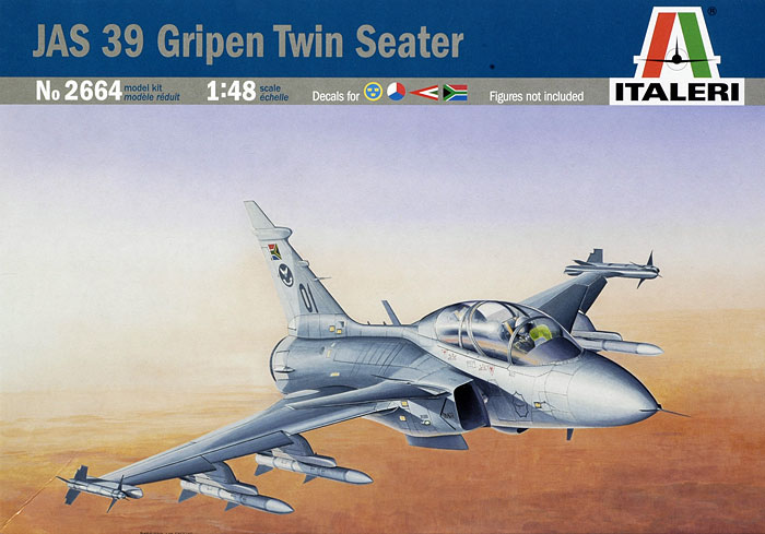 SAAB JAS-39 Gripen Twin Seater 1/48 Italeri