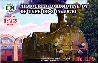 Armored locomotive OV of type OB-3 (No.5676)1/72 UMmt